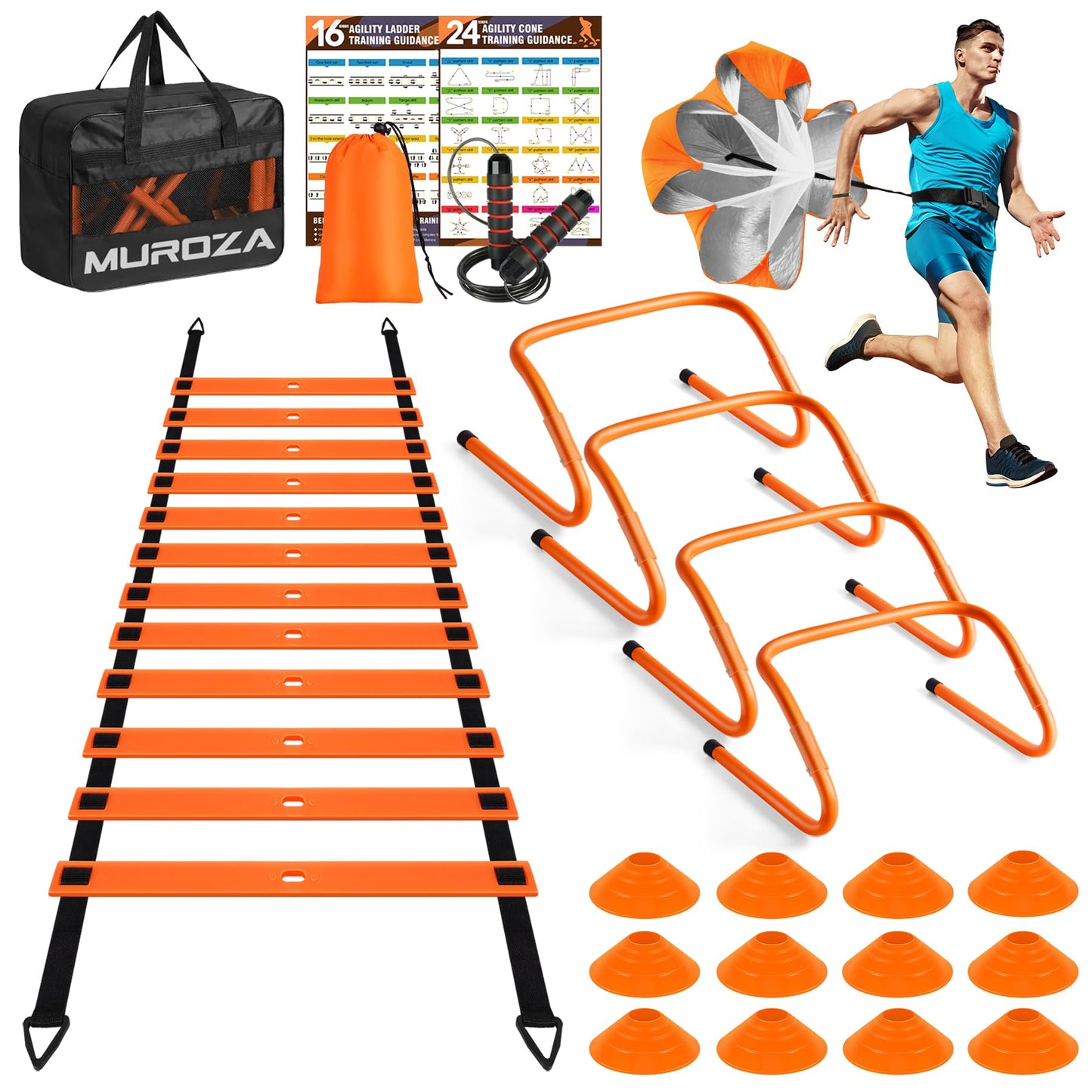 20ft Agility Ladder for Speed Training