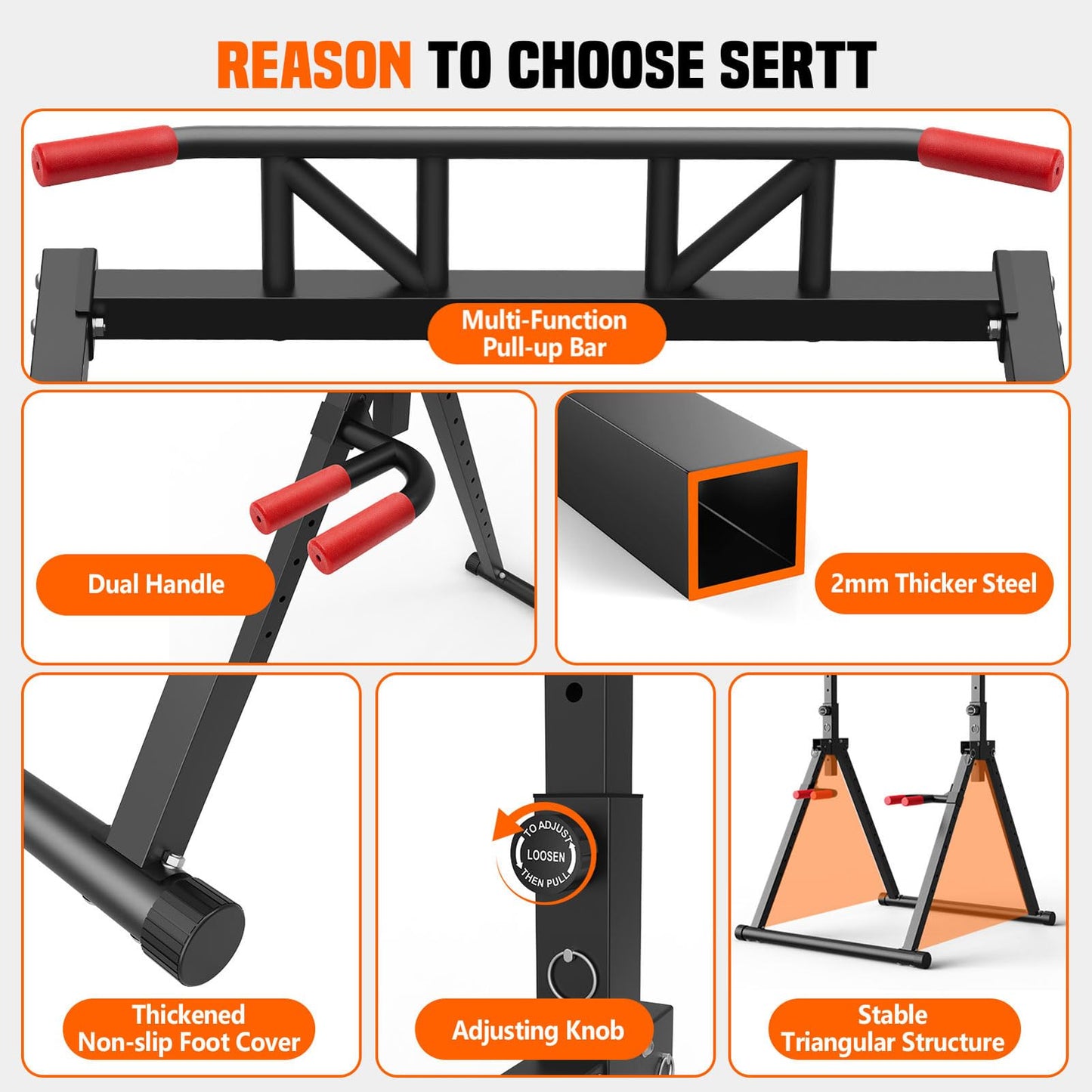 Foldable Power Tower for Home Gym Training