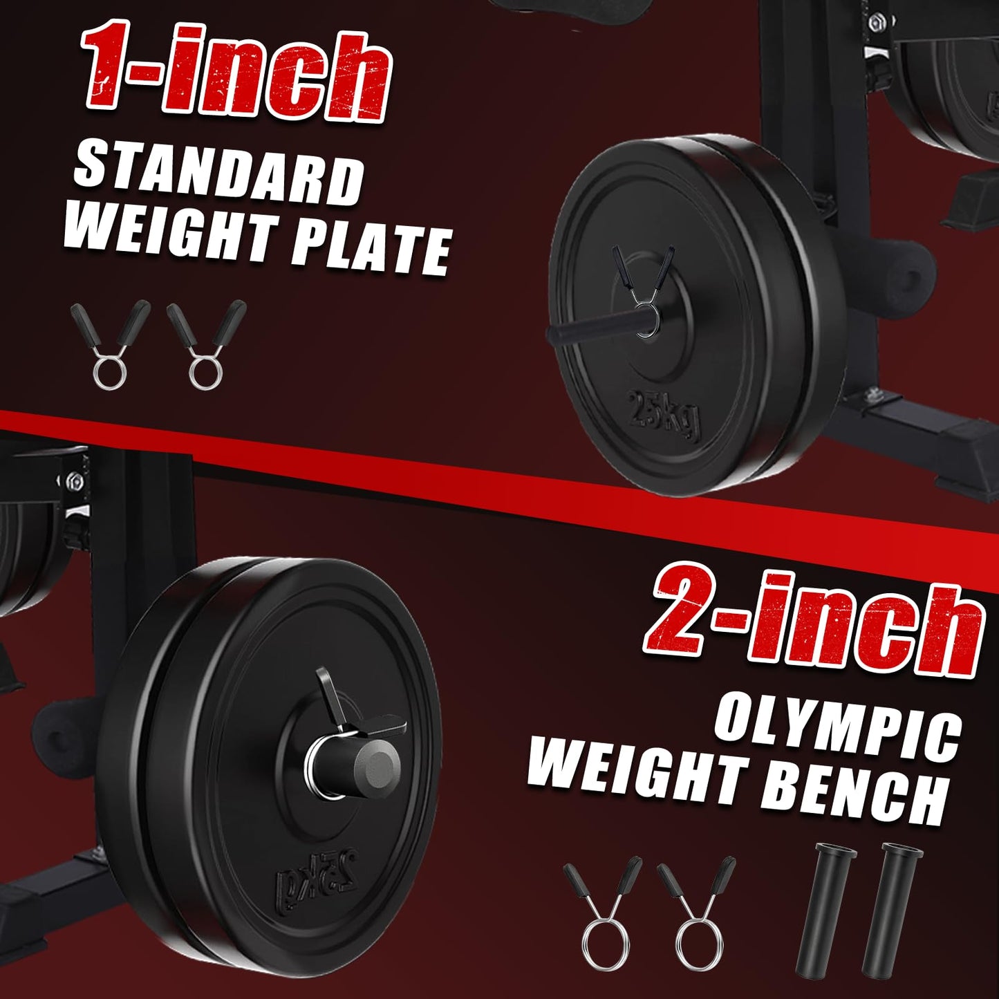 8-in-1 Adjustable Weight Bench for Home Gym