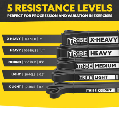 Long Resistance Bands Set for Strength Training