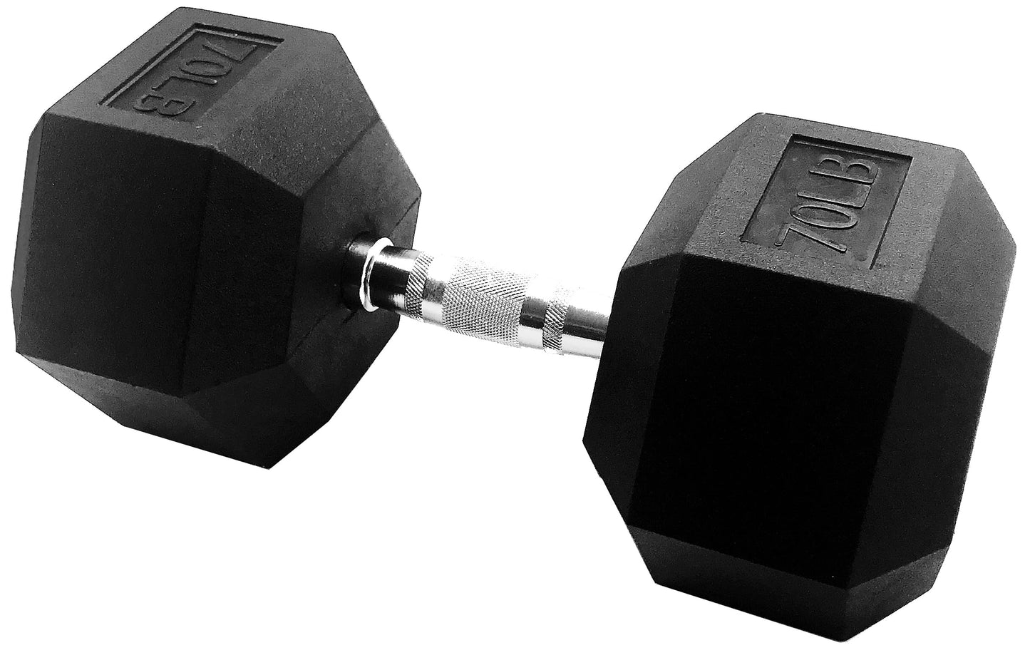 Rubber Coated Hex Dumbbells for Home Training