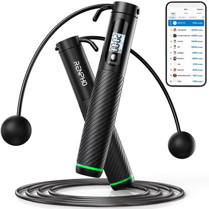 Smart Cordless Jump Rope with Counter Tracking