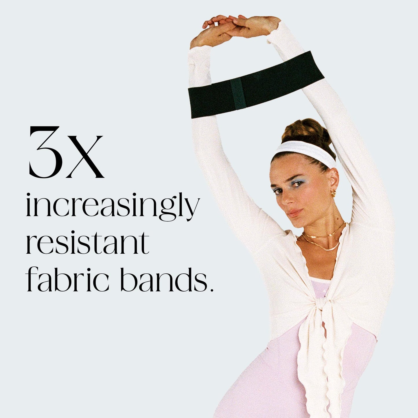 Bala Bands Resistance Bands, Non-Slip Fabric Exercise Bands