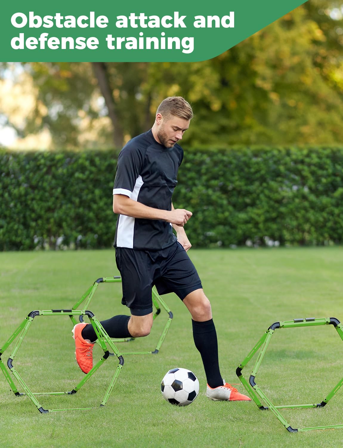Hex Agility Rings for Speed Footwork Training