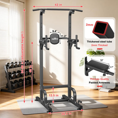 Free Standing Power Tower for Home Gym