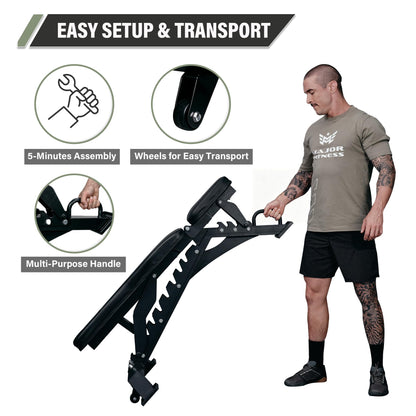 Adjustable Strength Training Bench for Home Gym