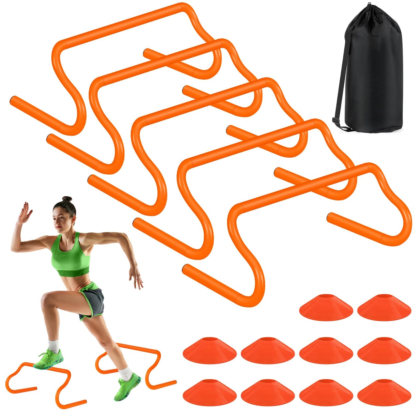 Speed Hurdles and Cones Training Set