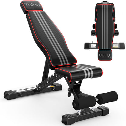 Adjustable Weight Bench for Home Gym Training