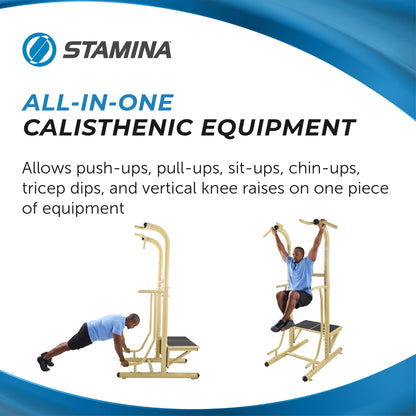 Pull Up Bar and Dip Station for Home Gym