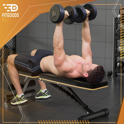 Adjustable Foldable Weight Bench for Home Gym