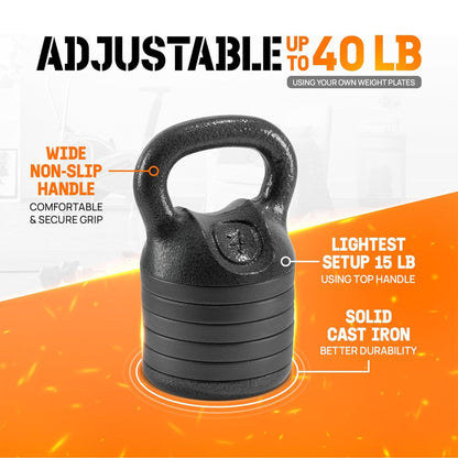 Adjustable Kettlebell Set for Strength Training