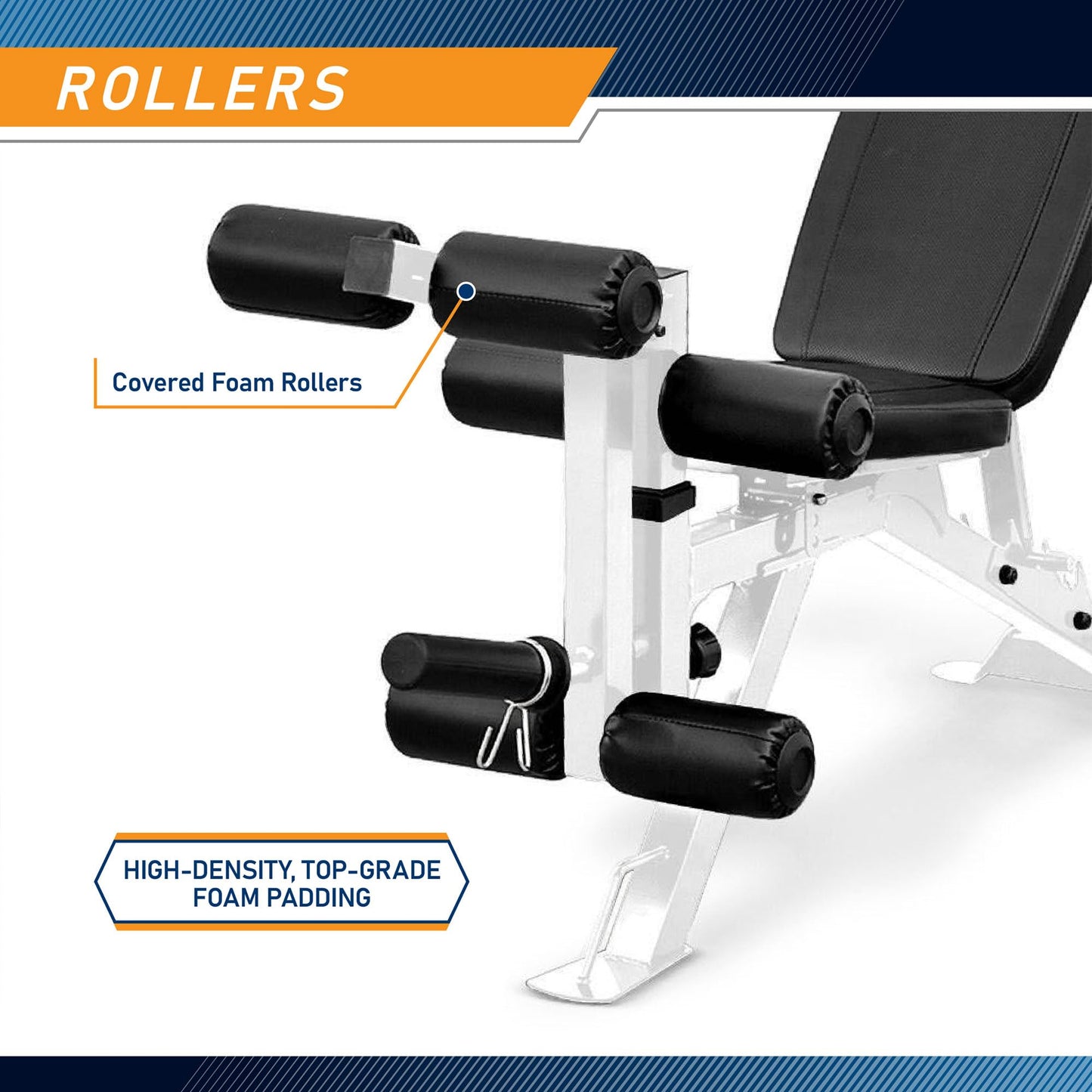 Foldable Adjustable Weight Bench for Home Gym