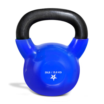 Vinyl Coated Kettlebell for Strength Training