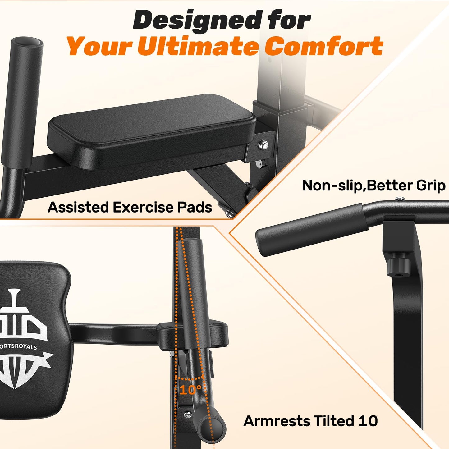 Power Tower Pull Up Station for Home Gym