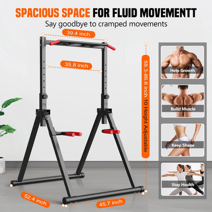 Foldable Power Tower for Home Gym Training