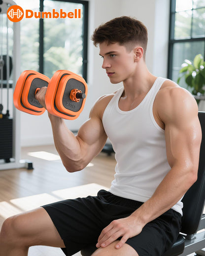 Adjustable Dumbbell Set for Home Gym Workouts
