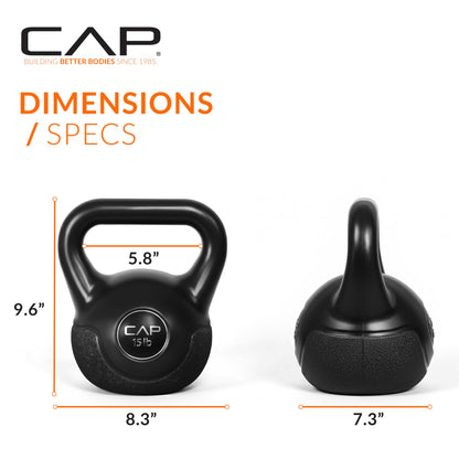 Vinyl Coated Kettlebell Set for Training