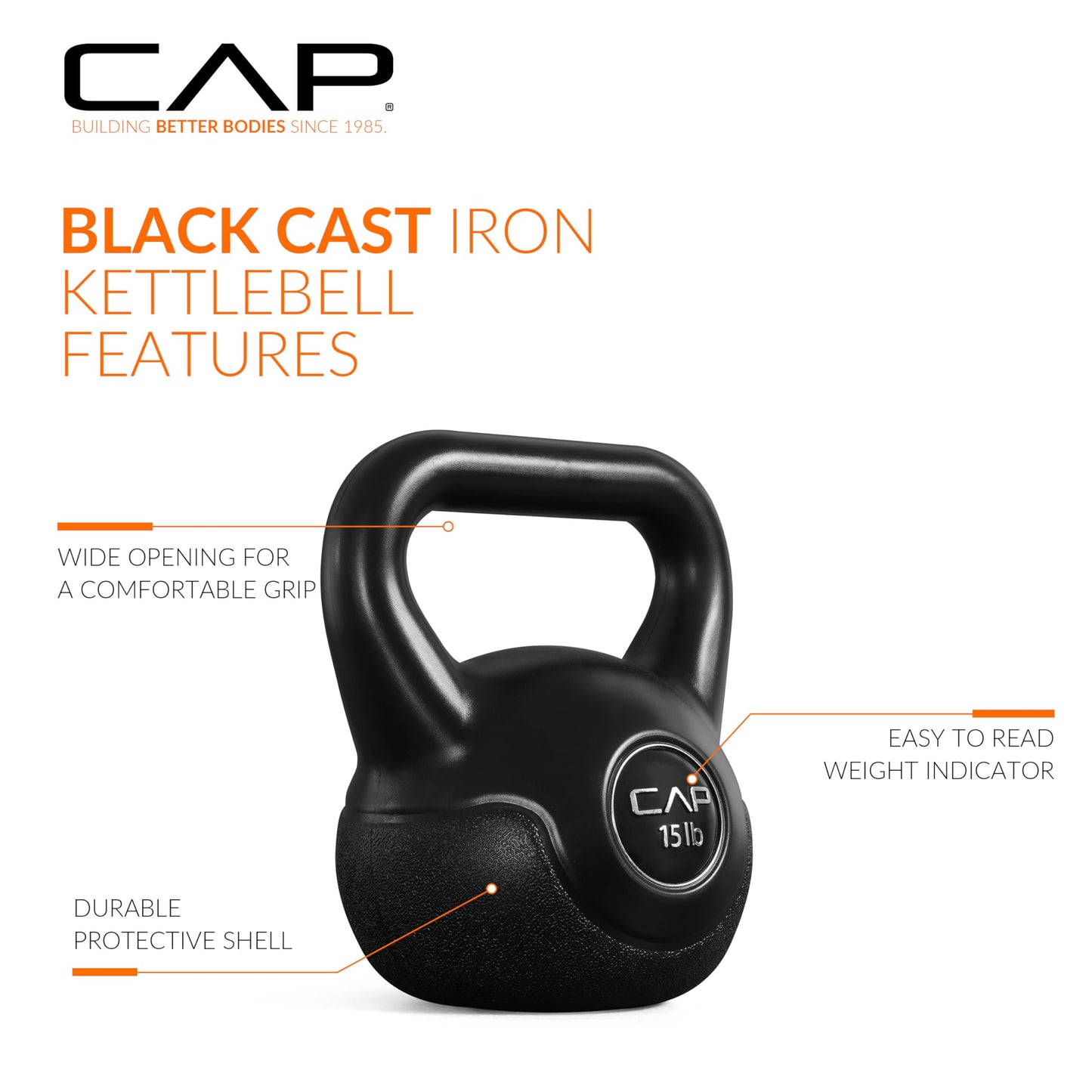 Vinyl Coated Kettlebell Set for Training