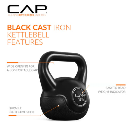 Vinyl Coated Kettlebell Set for Training