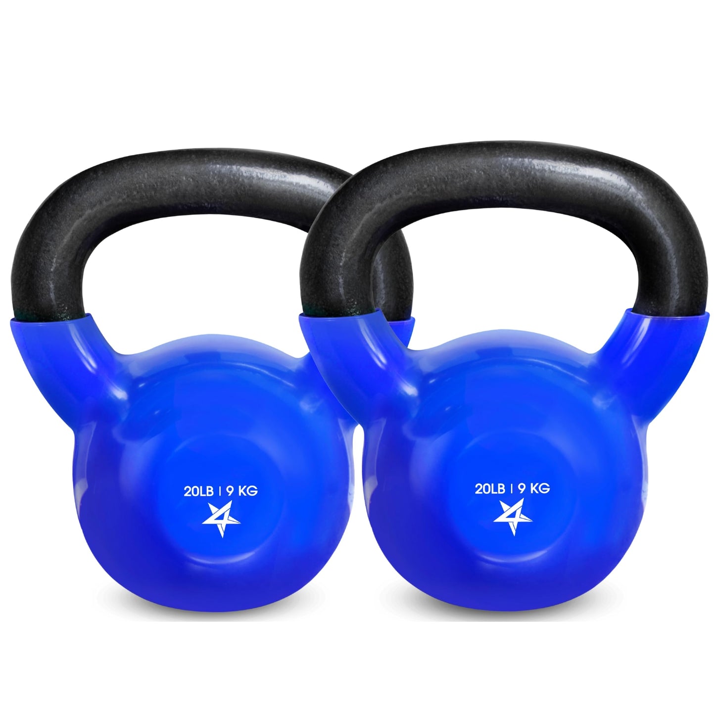 Vinyl Coated Kettlebell for Strength Training