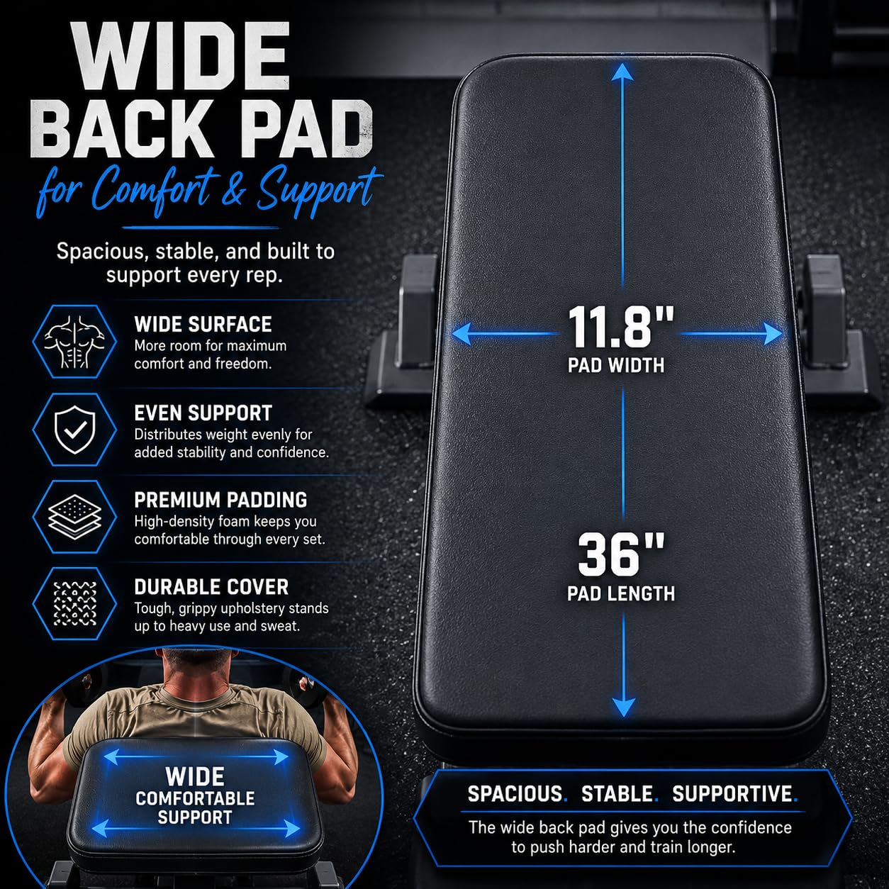 Adjustable Foldable Weight Bench for Home Gym