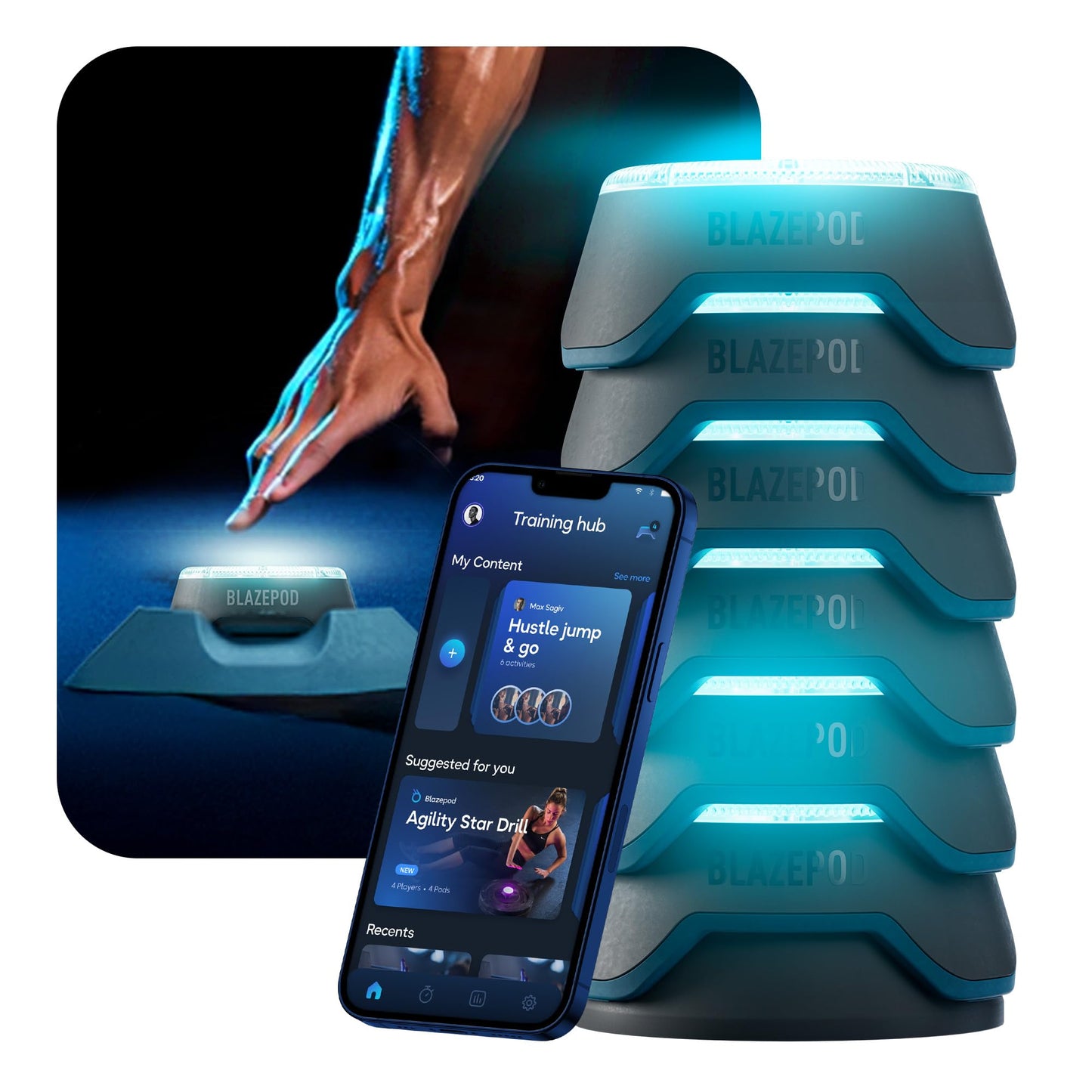 Reaction Training Pods for Speed & Agility Drills