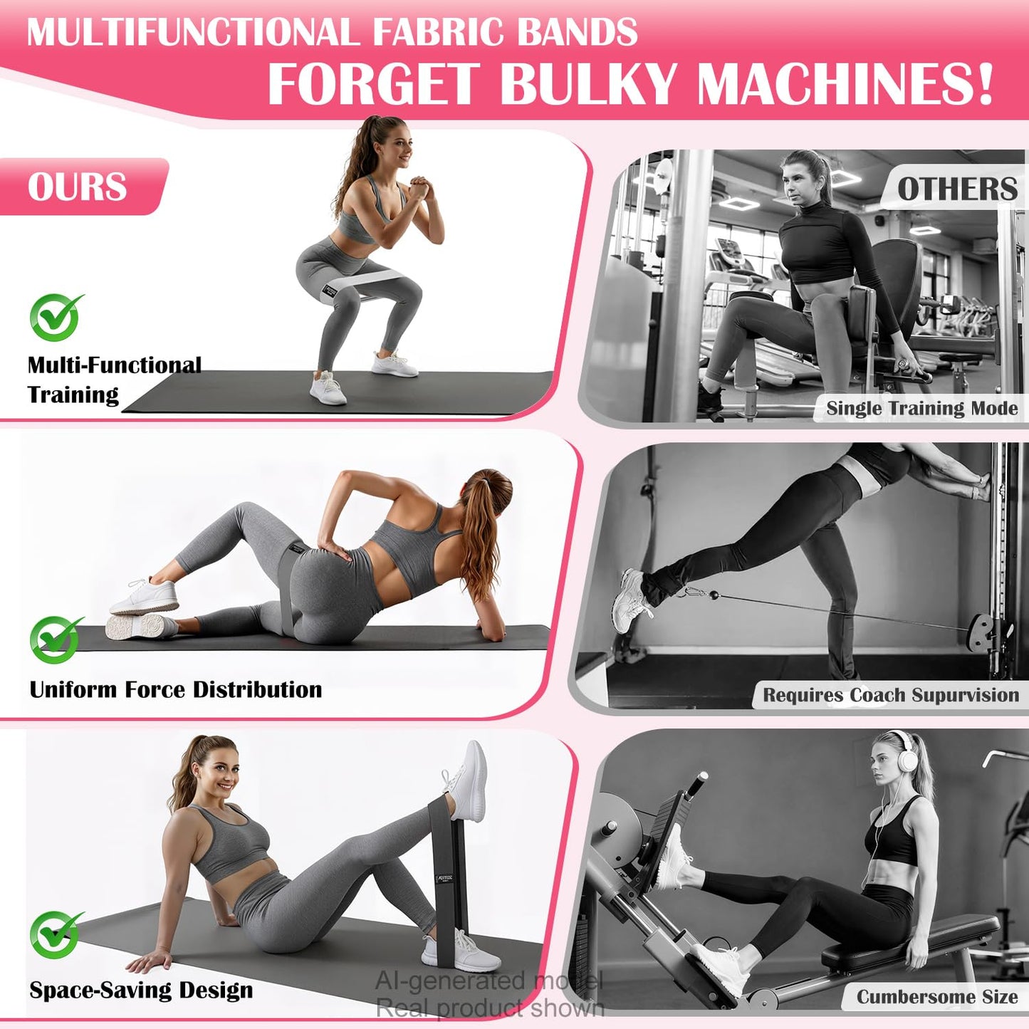 Ankle Resistance Bands for Leg Training
