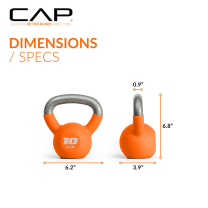 CAP Neoprene Coated Kettlebells - Multiple Sizes