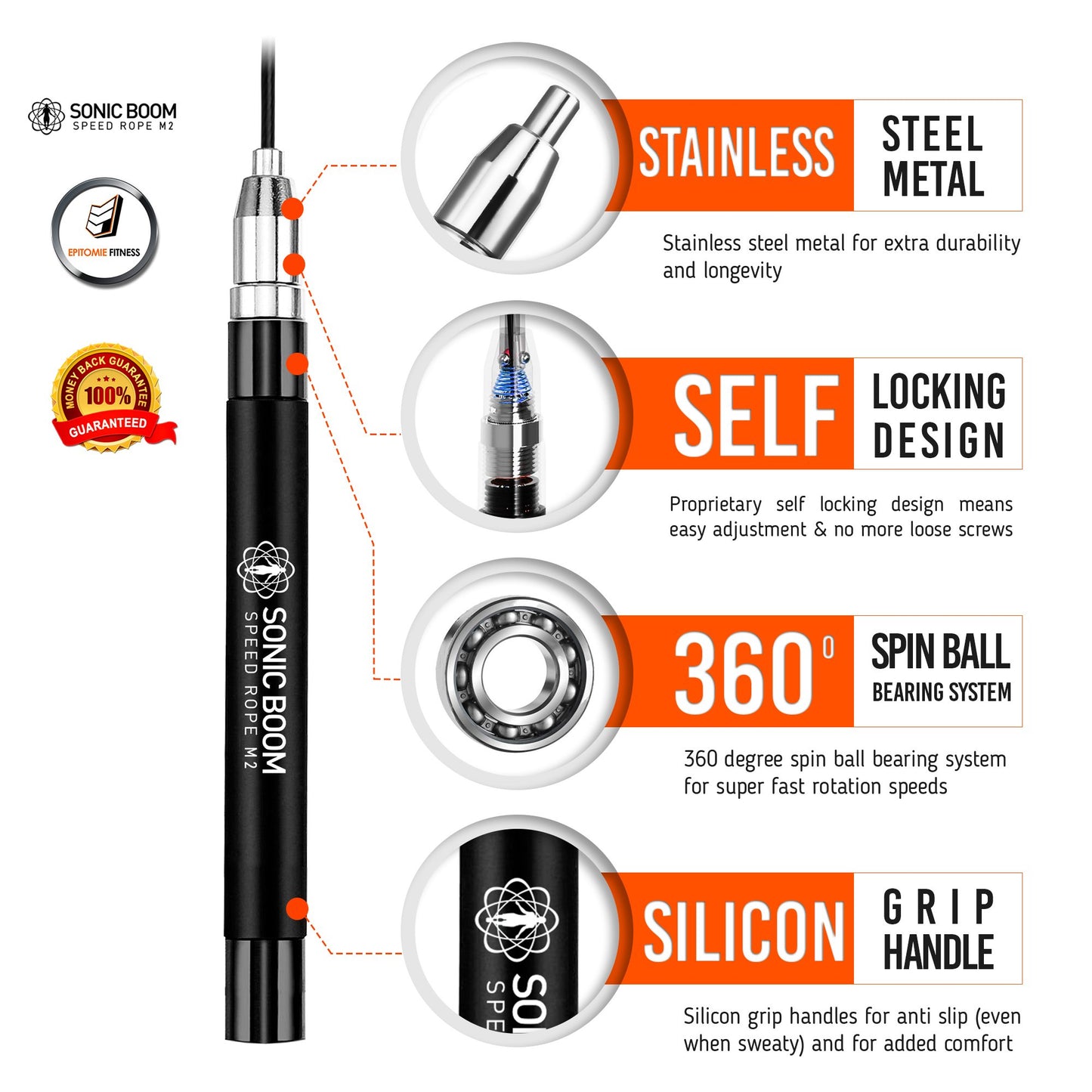 High Speed Weighted Jump Rope for Training