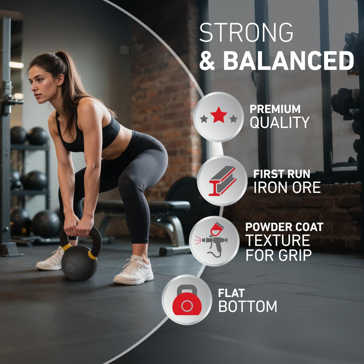 Lifeline Strength Training Kettlebell Weight for Home Gym