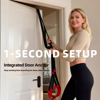 Suspension Straps with Door Anchor for Training
