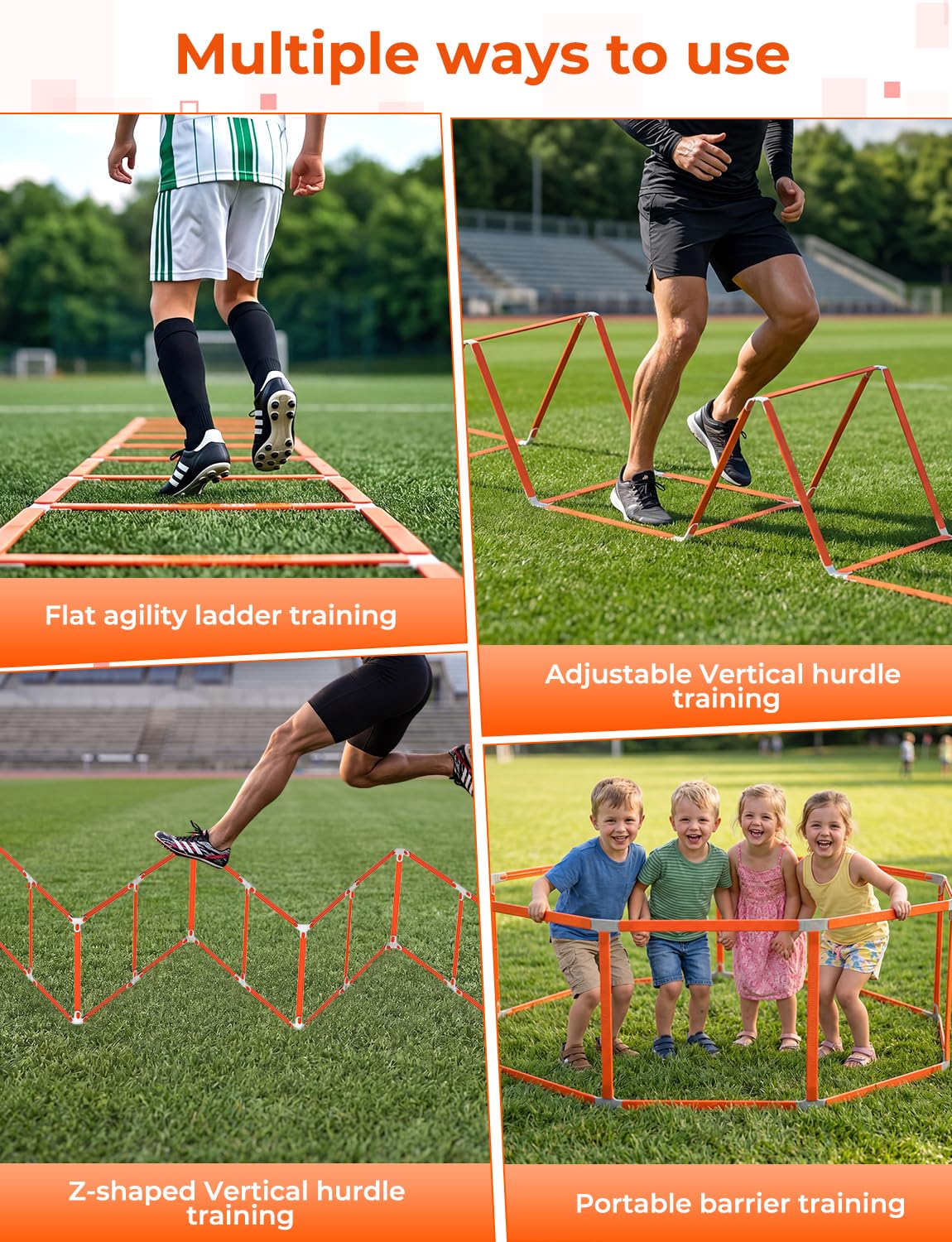 Agility Ladder Hurdles for Speed Training