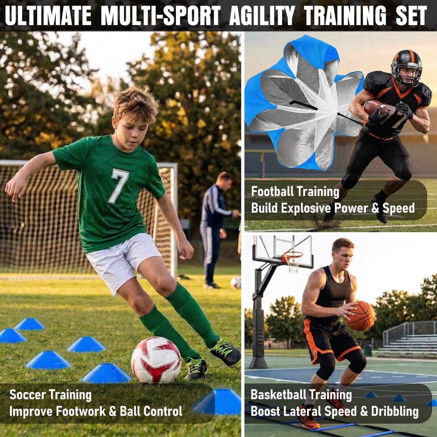 20ft Agility Ladder for Speed Training