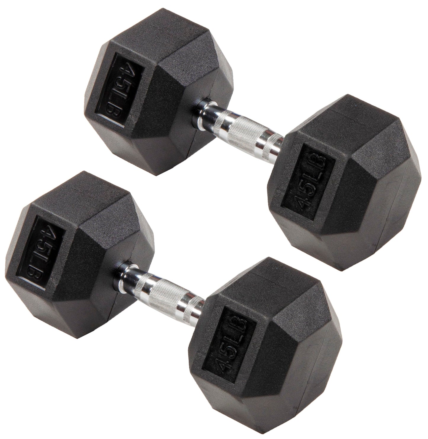 Rubber Coated Hex Dumbbells for Home Training