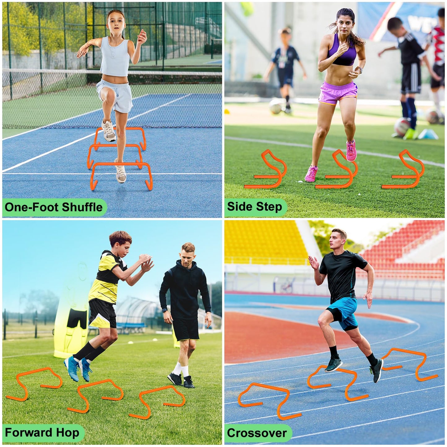 Speed Hurdles and Cones Training Set