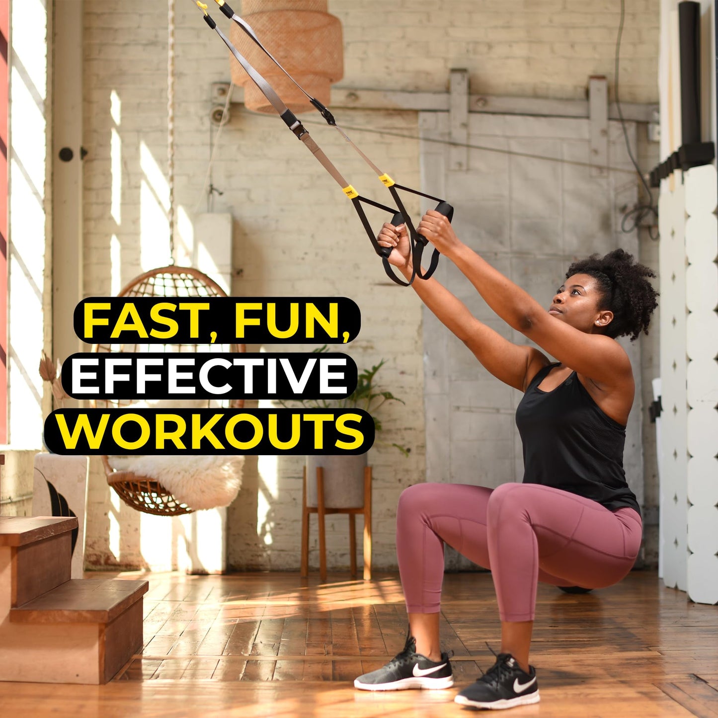 Portable Suspension Trainer for Full Body Workouts