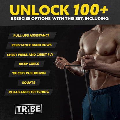 Long Resistance Bands Set for Strength Training