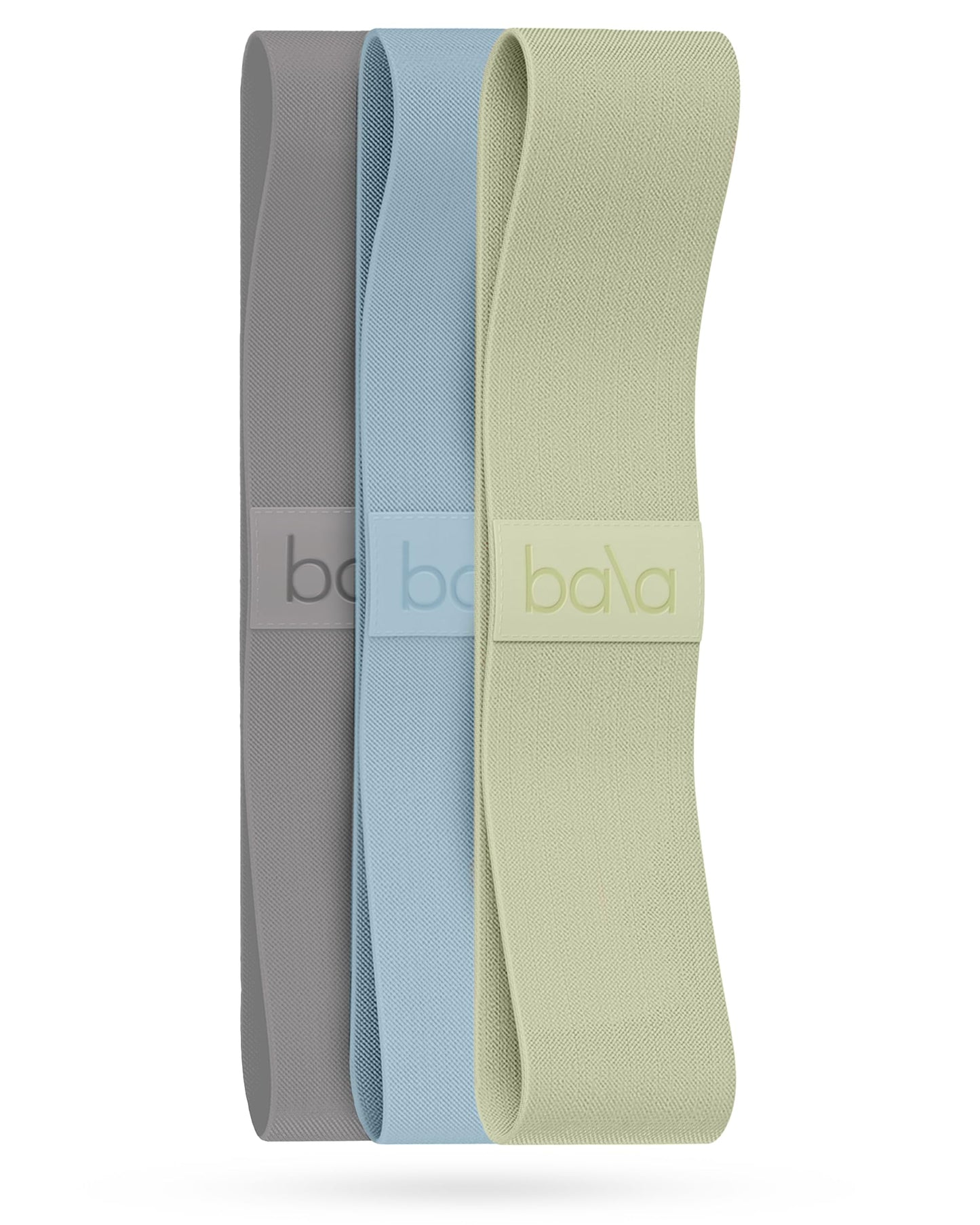 Bala Bands Resistance Bands, Non-Slip Fabric Exercise Bands