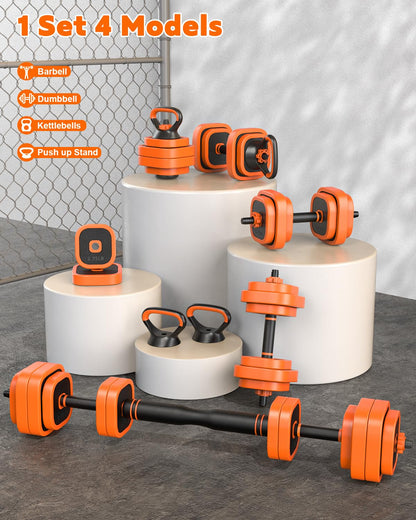 Adjustable Dumbbell Set for Home Gym Workouts