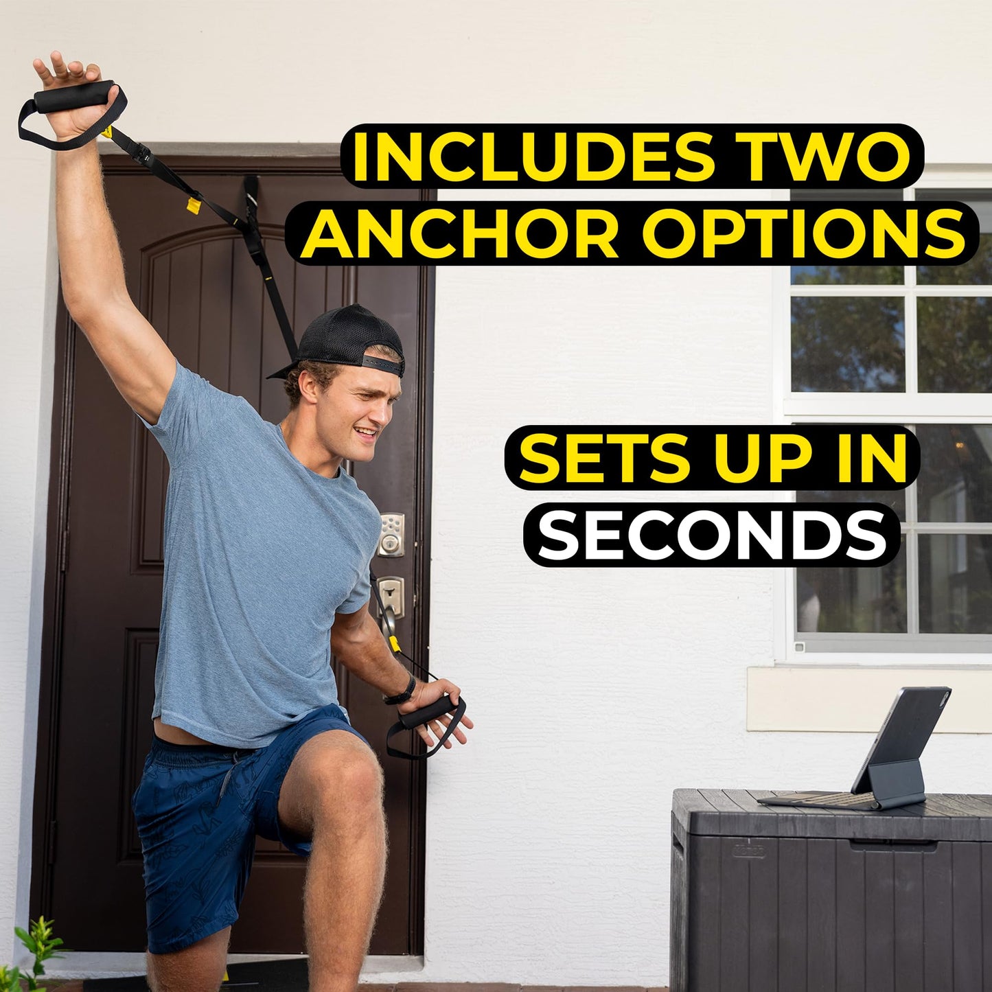 Portable Suspension Trainer for Full Body Workouts