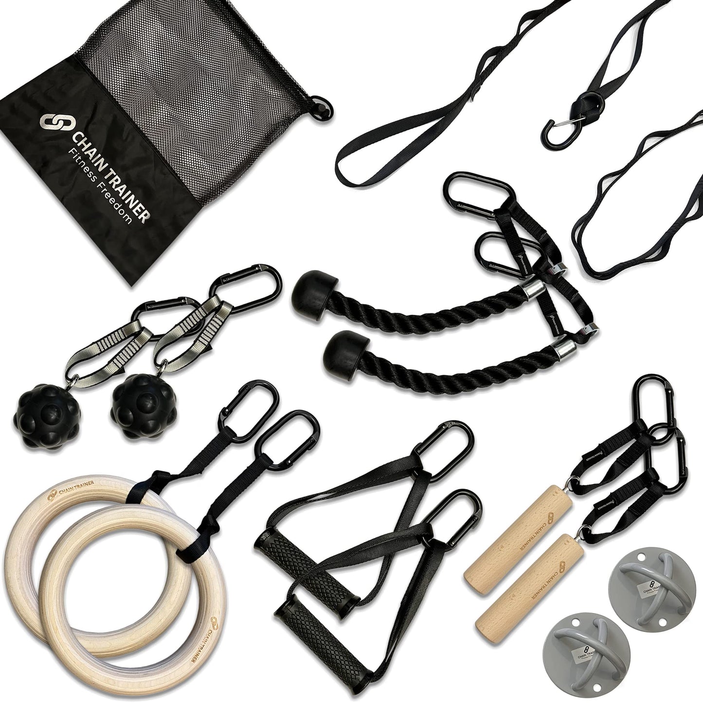 Portable Suspension Trainer for Full Body Workouts