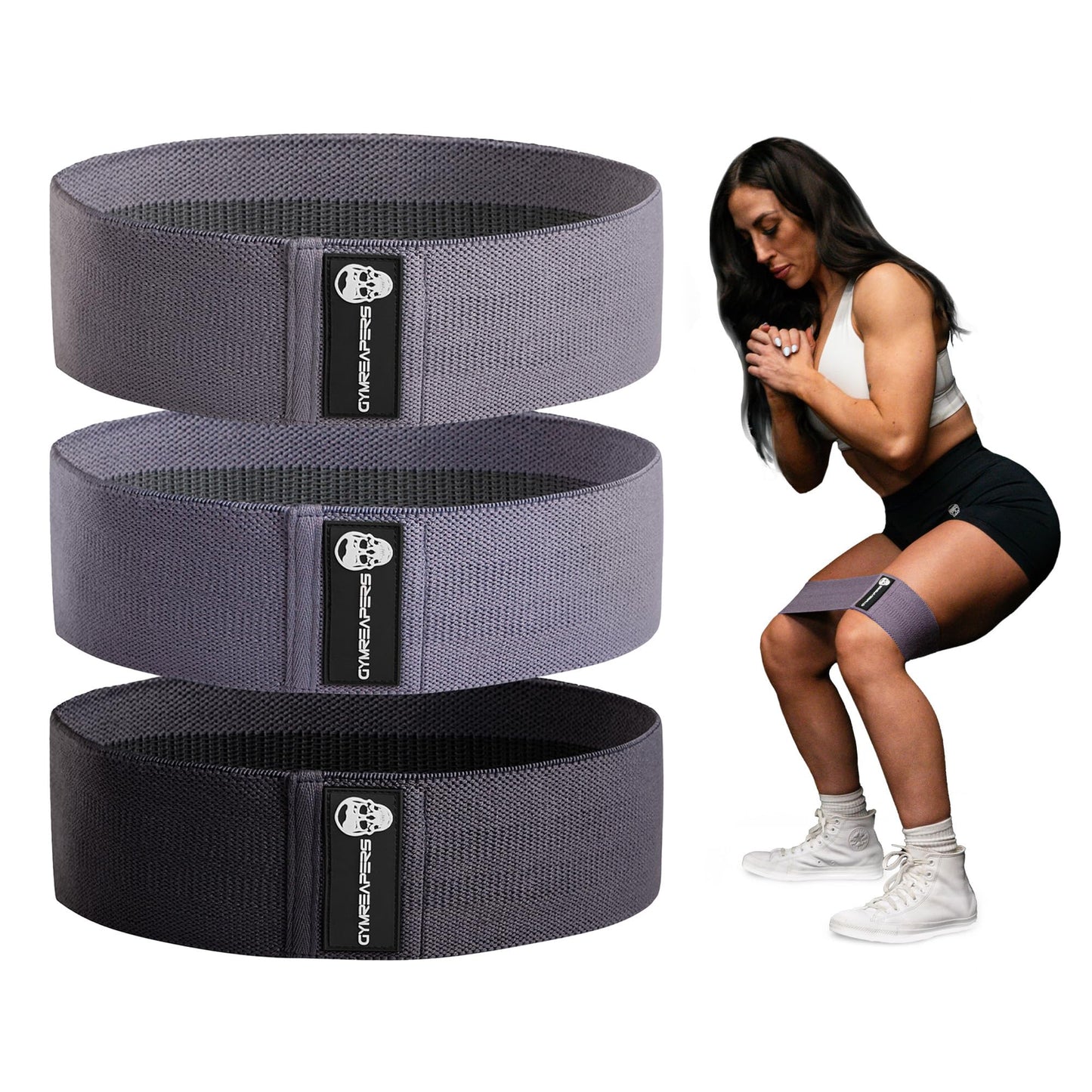 Fabric Hip Bands Set for Leg Training