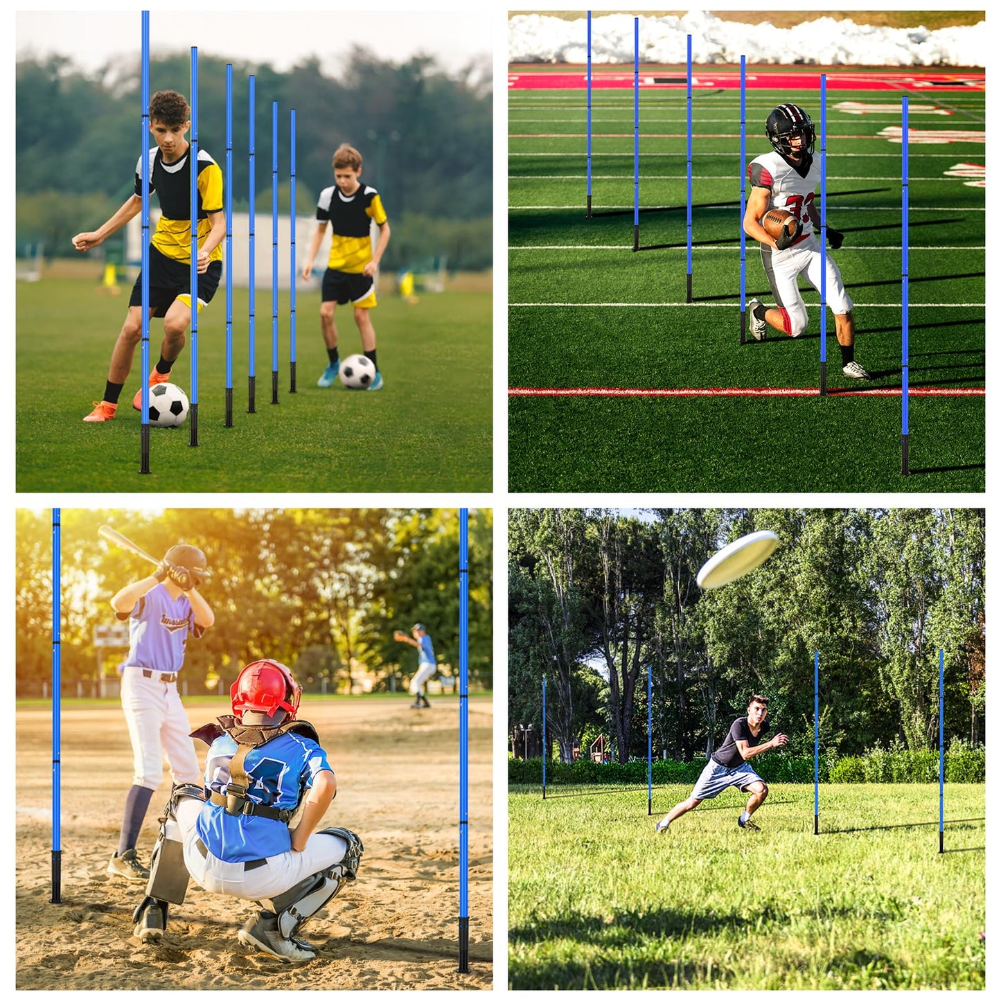 Soccer Agility Training Set with Poles & Ladder