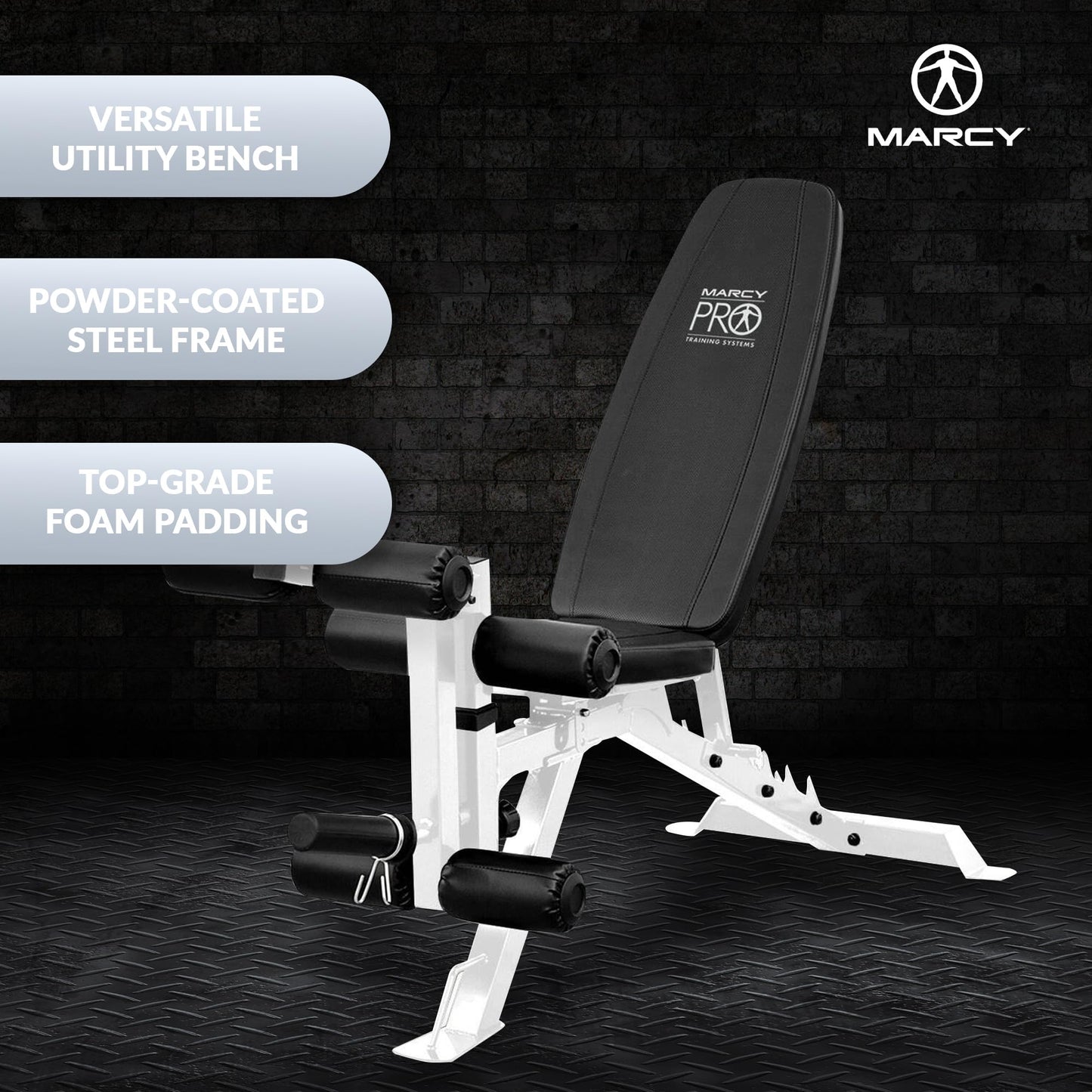 Foldable Adjustable Weight Bench for Home Gym