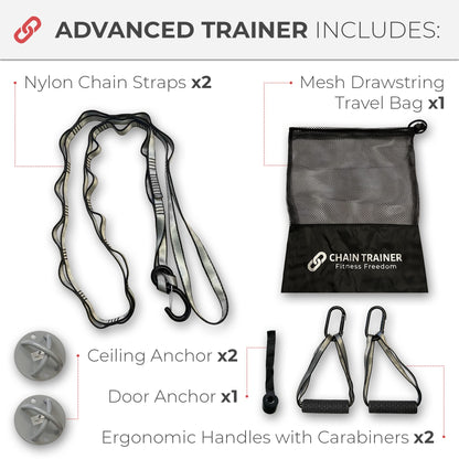 Portable Suspension Trainer for Full Body Workouts