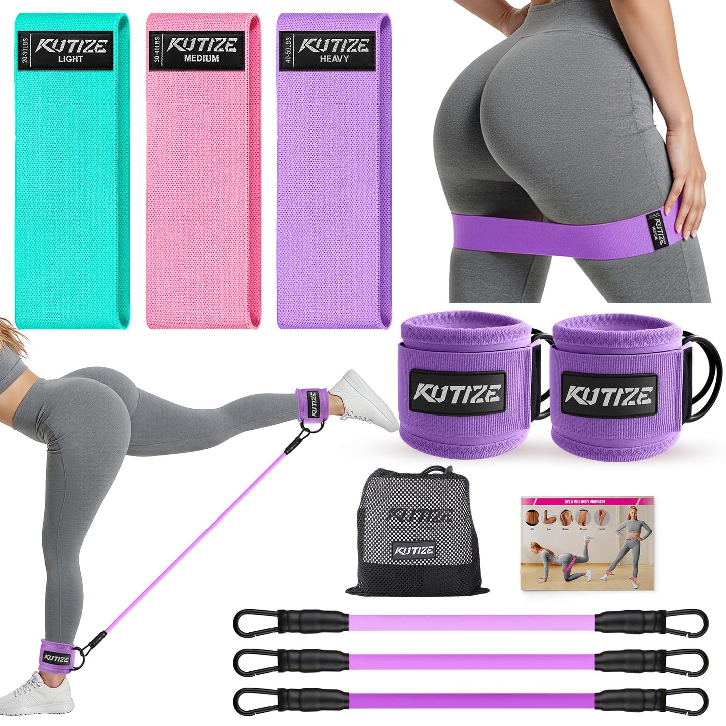Ankle Resistance Bands for Leg Training