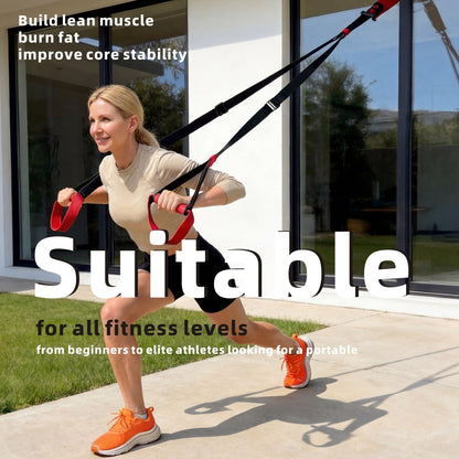 Suspension Straps with Door Anchor for Training