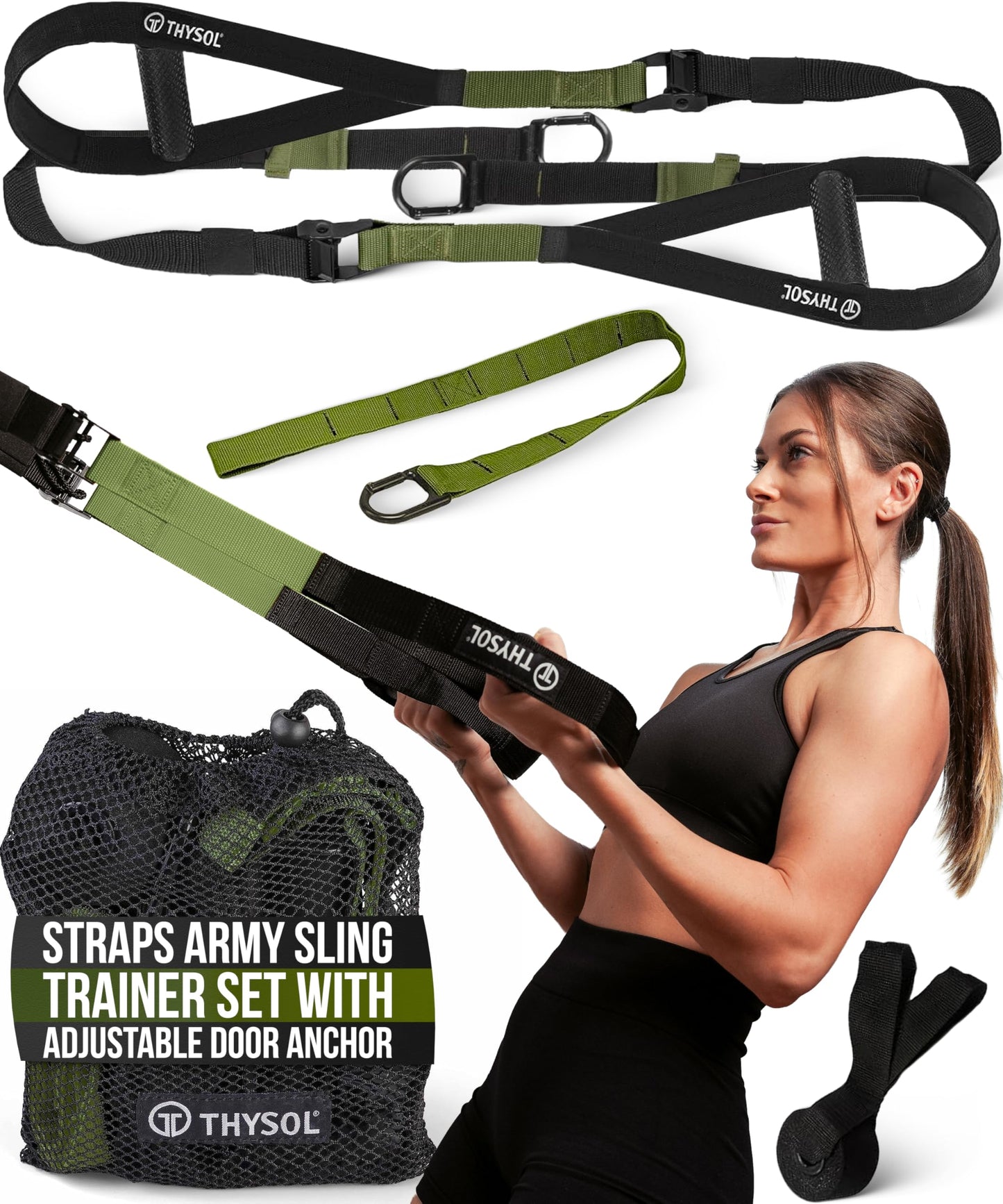 Suspension Trainer Straps for Full Body Workouts