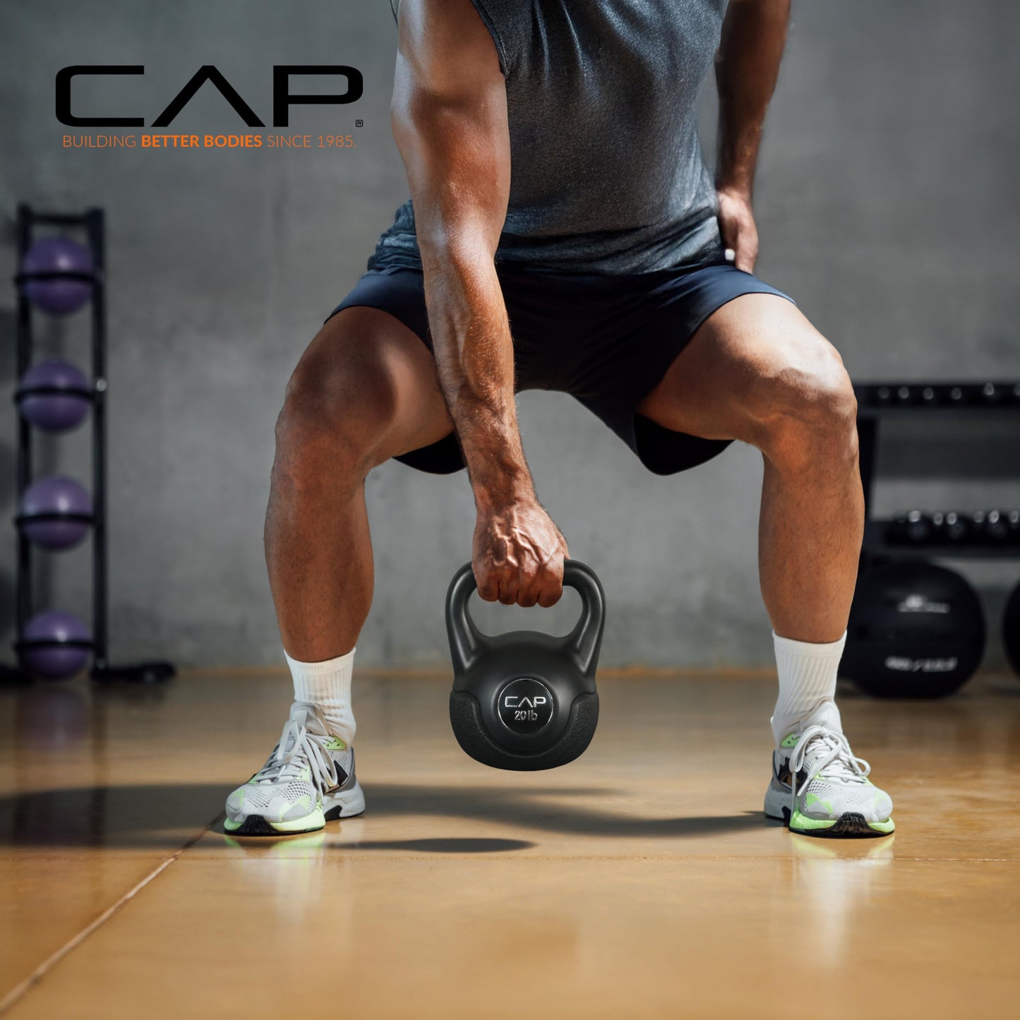Vinyl Coated Kettlebell Set for Training