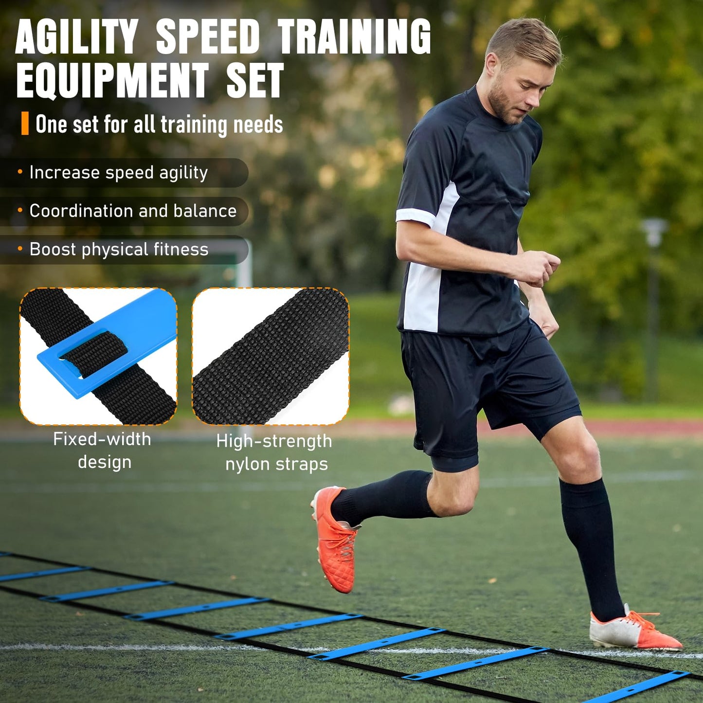 20ft Agility Ladder for Speed Training